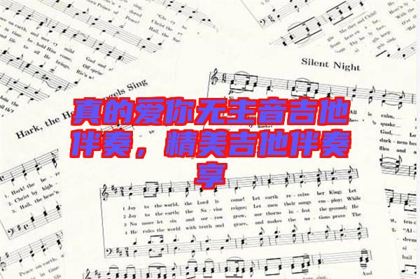 真的愛你無主音吉他伴奏，精美吉他伴奏享