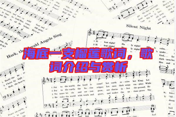 海底一支榴蓮歌詞，歌詞介紹與賞析