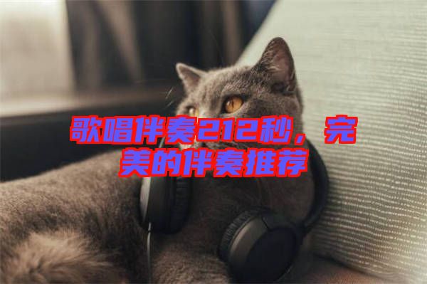歌唱伴奏212秒，完美的伴奏推薦