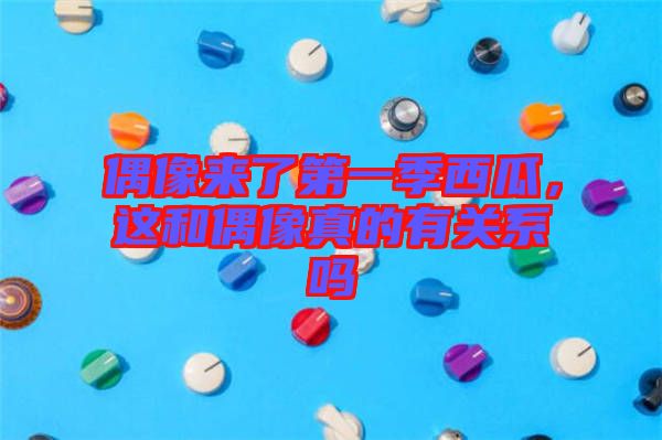 偶像來了第一季西瓜，這和偶像真的有關(guān)系嗎
