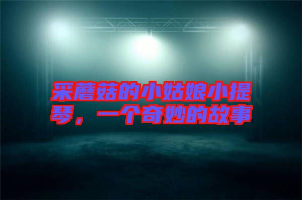 采蘑菇的小姑娘小提琴，一個(gè)奇妙的故事