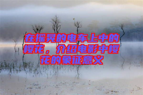 在搖晃的電車上中的櫻花，介紹電影中櫻花的象征意義