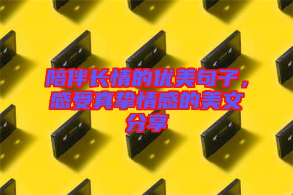 陪伴長情的優(yōu)美句子，感受真摯情感的美文分享