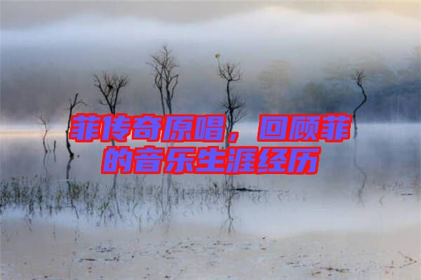菲傳奇原唱，回顧菲的音樂生涯經(jīng)歷