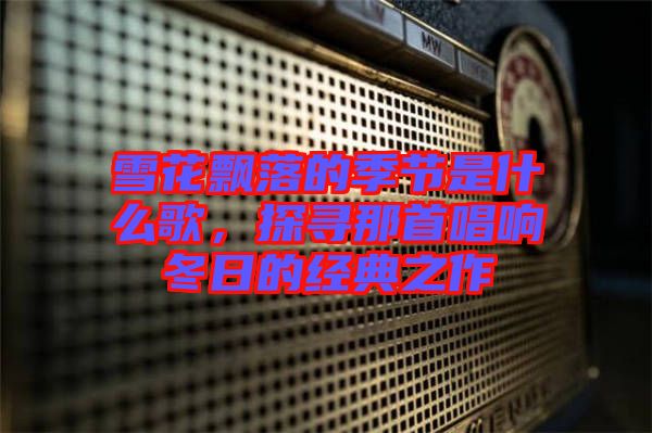 雪花飄落的季節(jié)是什么歌，探尋那首唱響冬日的經(jīng)典之作