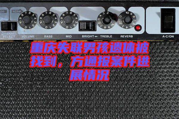 重慶失聯(lián)男孩遺體被找到，方通報(bào)案件進(jìn)展情況