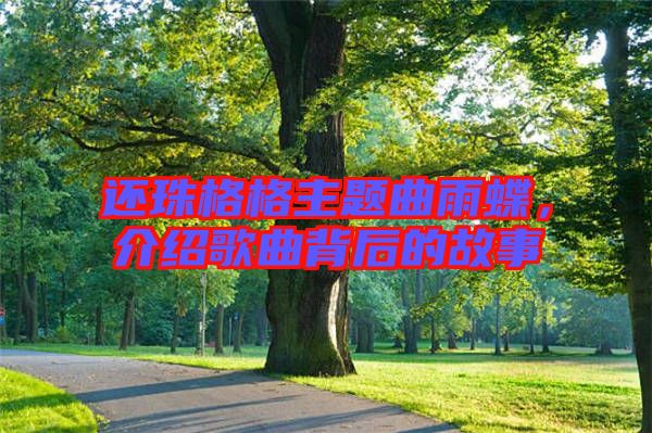 還珠格格主題曲雨蝶，介紹歌曲背后的故事